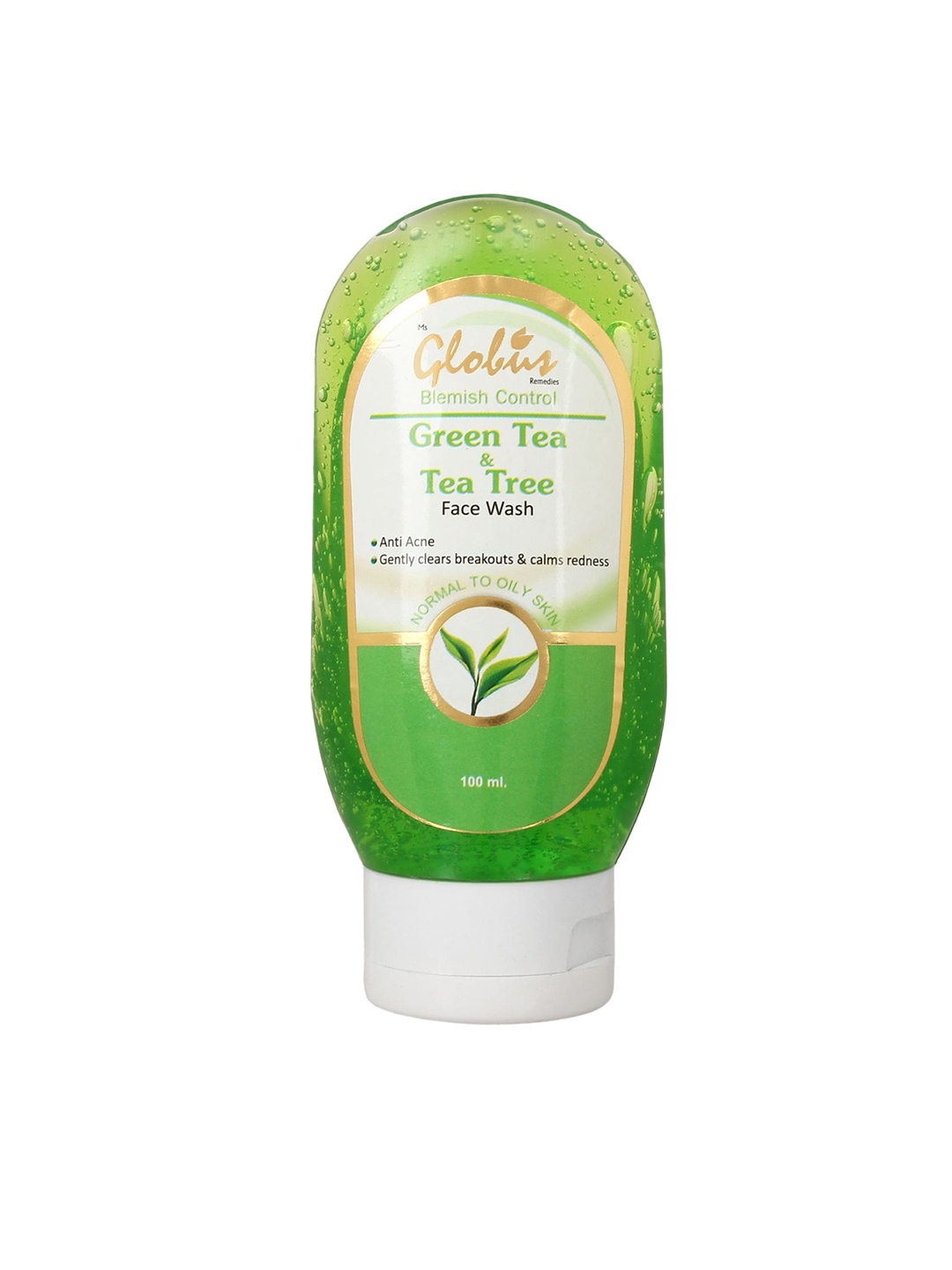 

Globus Remedies Green Tea Tree Anti- Acne Face Wash, 100 ml