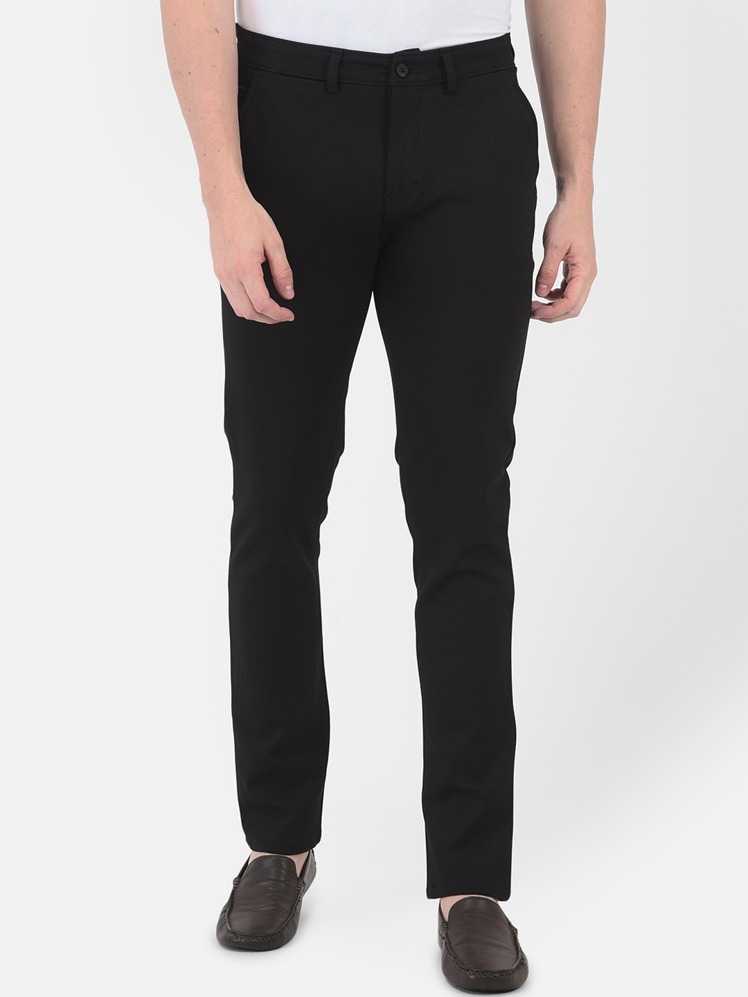 

Crimsoune Club Men Black Urban Slim Fit Trousers