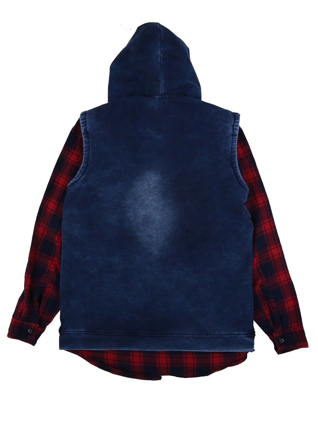 

V-Mart Boys Red Faded Checked Casual Shirt