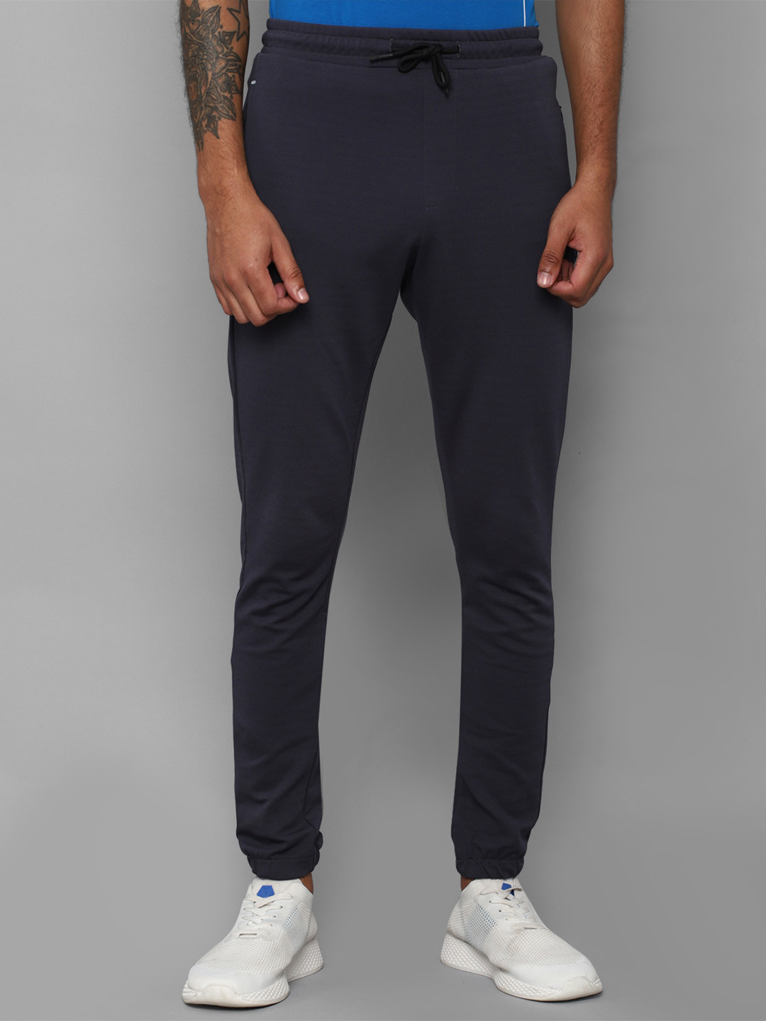 

Allen Solly Tribe Men Navy Blue Solid Regular Joggers