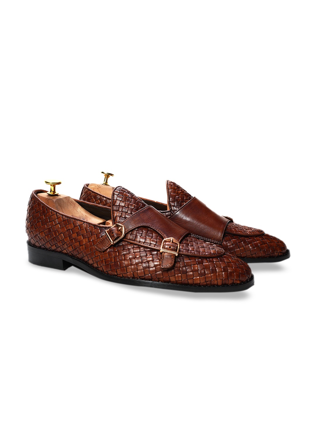 

GRIFFIN Men Brown Printed Loafers