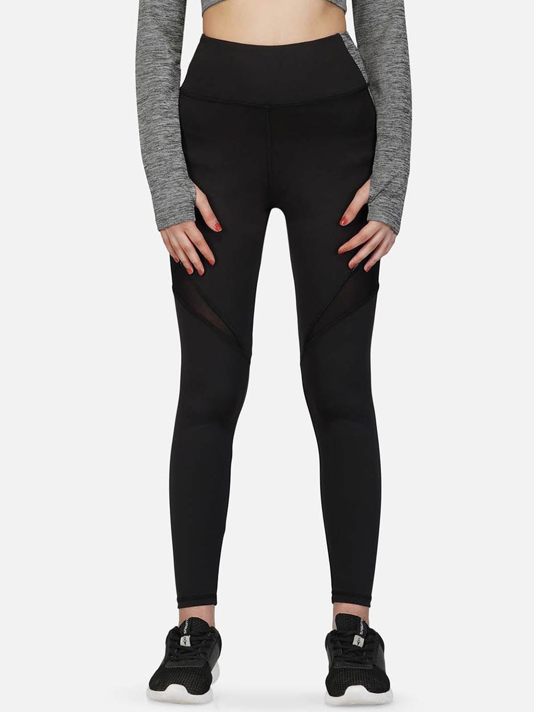 

IMPERATIVE Women Grey Solid Tights