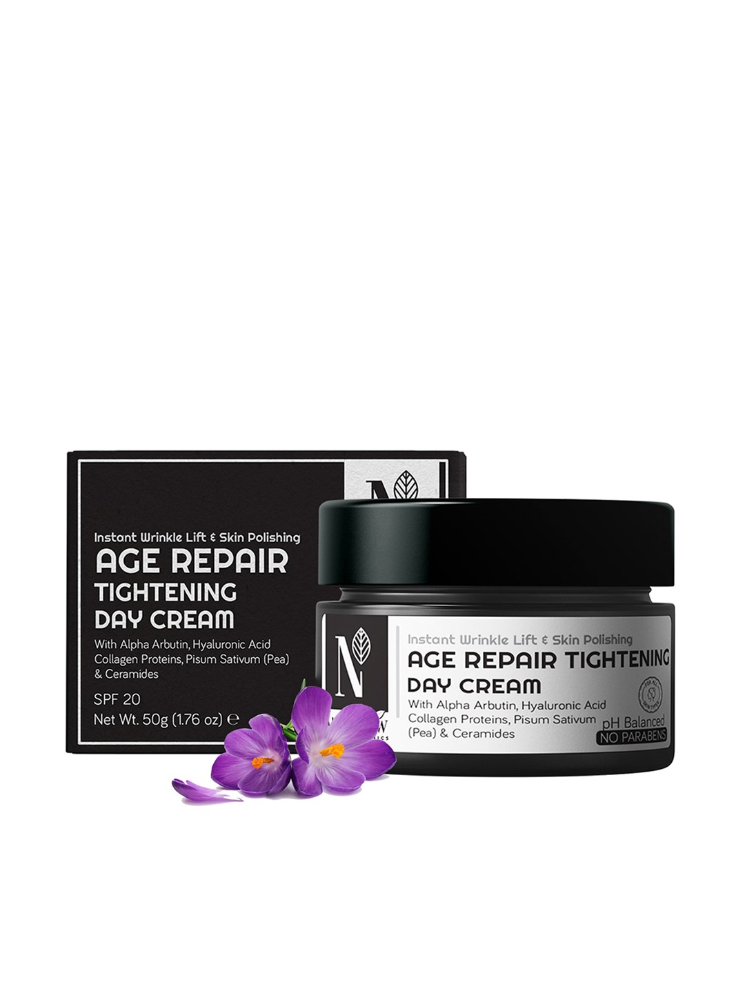 

Nutriglow Advanced Organics Age Repair Tightening Day Cream with Vit C for All Skin-50g, Multi