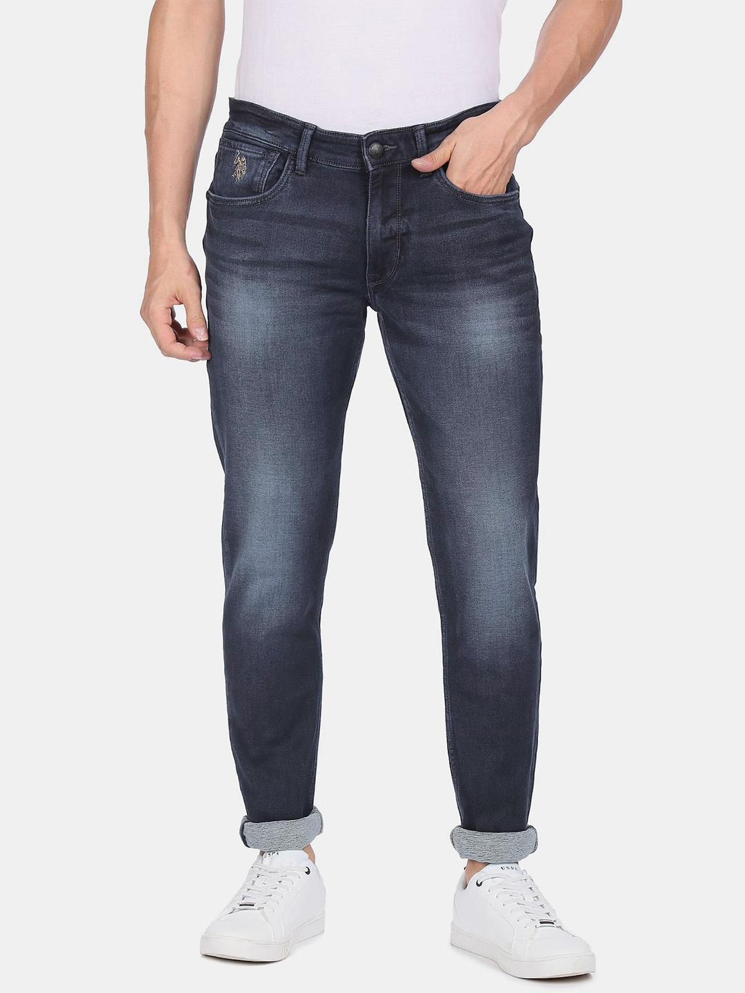 

U.S. Polo Assn. Denim Co.Men Blue Slim Fit Light Fade Jeans