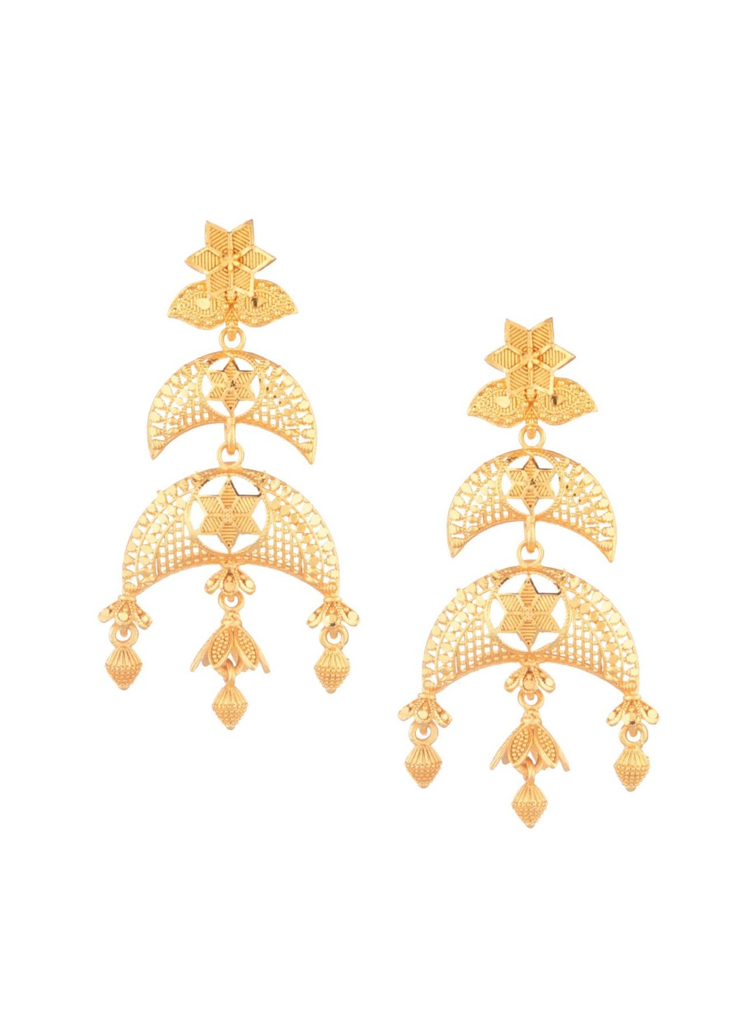 

Efulgenz Gold-Plated Classic Drop Earrings