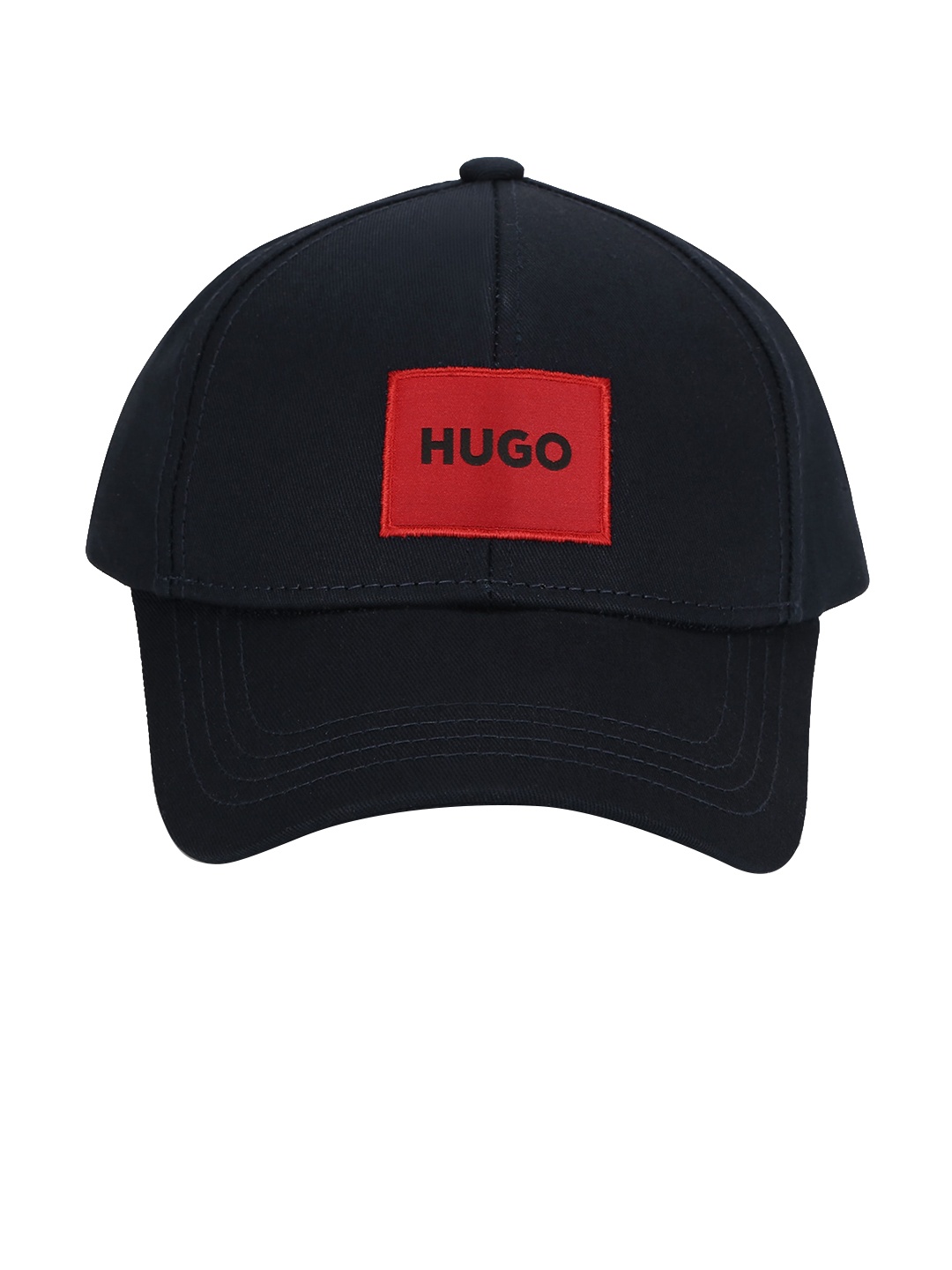 

HUGO Men Navy Blue & Red Baseball Cap
