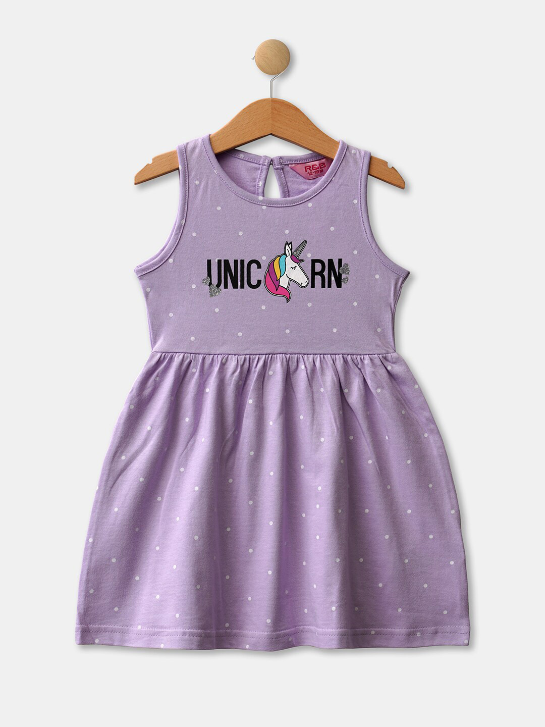 

R&B Pink & Black Fit and Flare Dress
