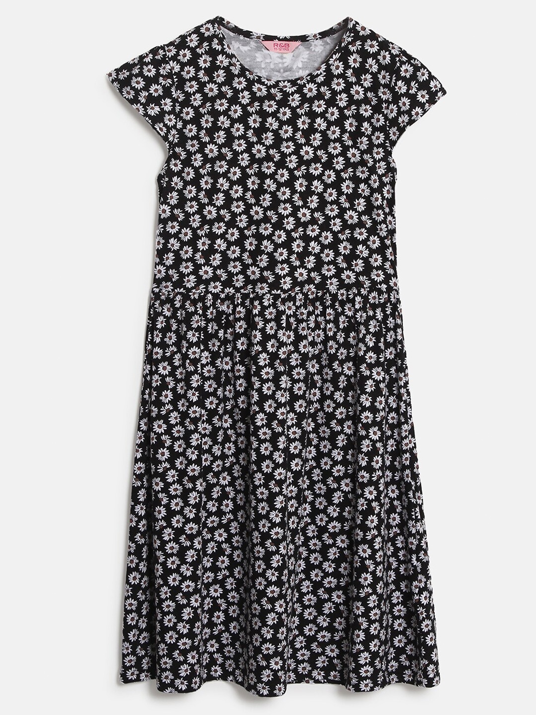 

R&B Black Floral Dress