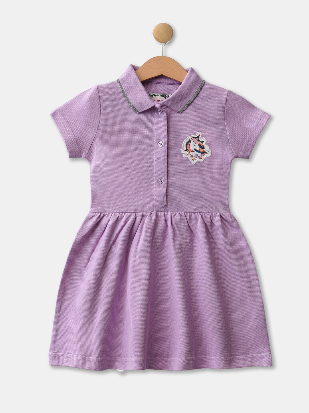 

R&B Purple Peplum Dress