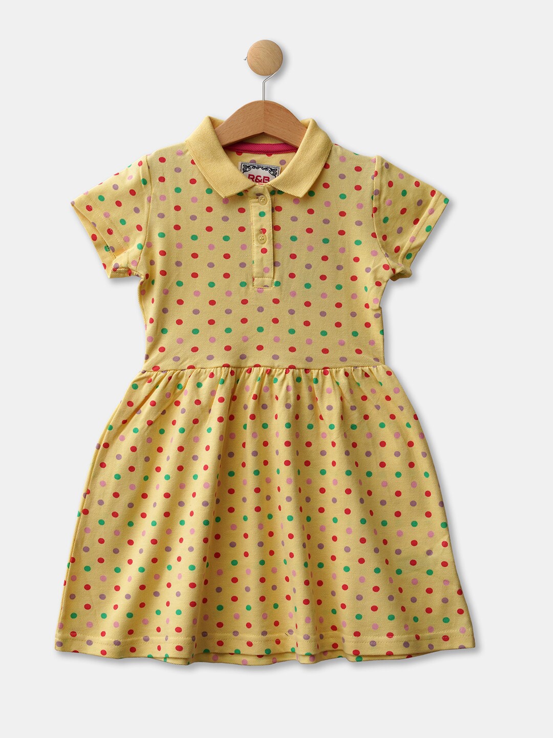 

R&B Yellow Printed Dress