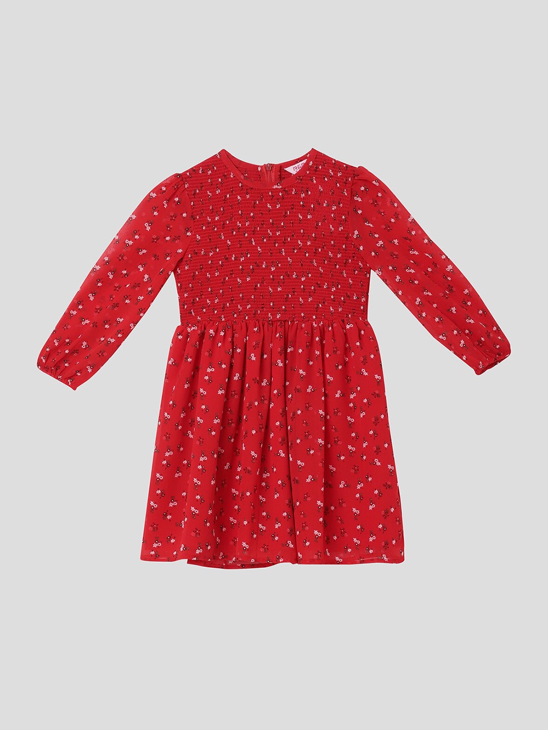 

R&B Red A-Line Dress