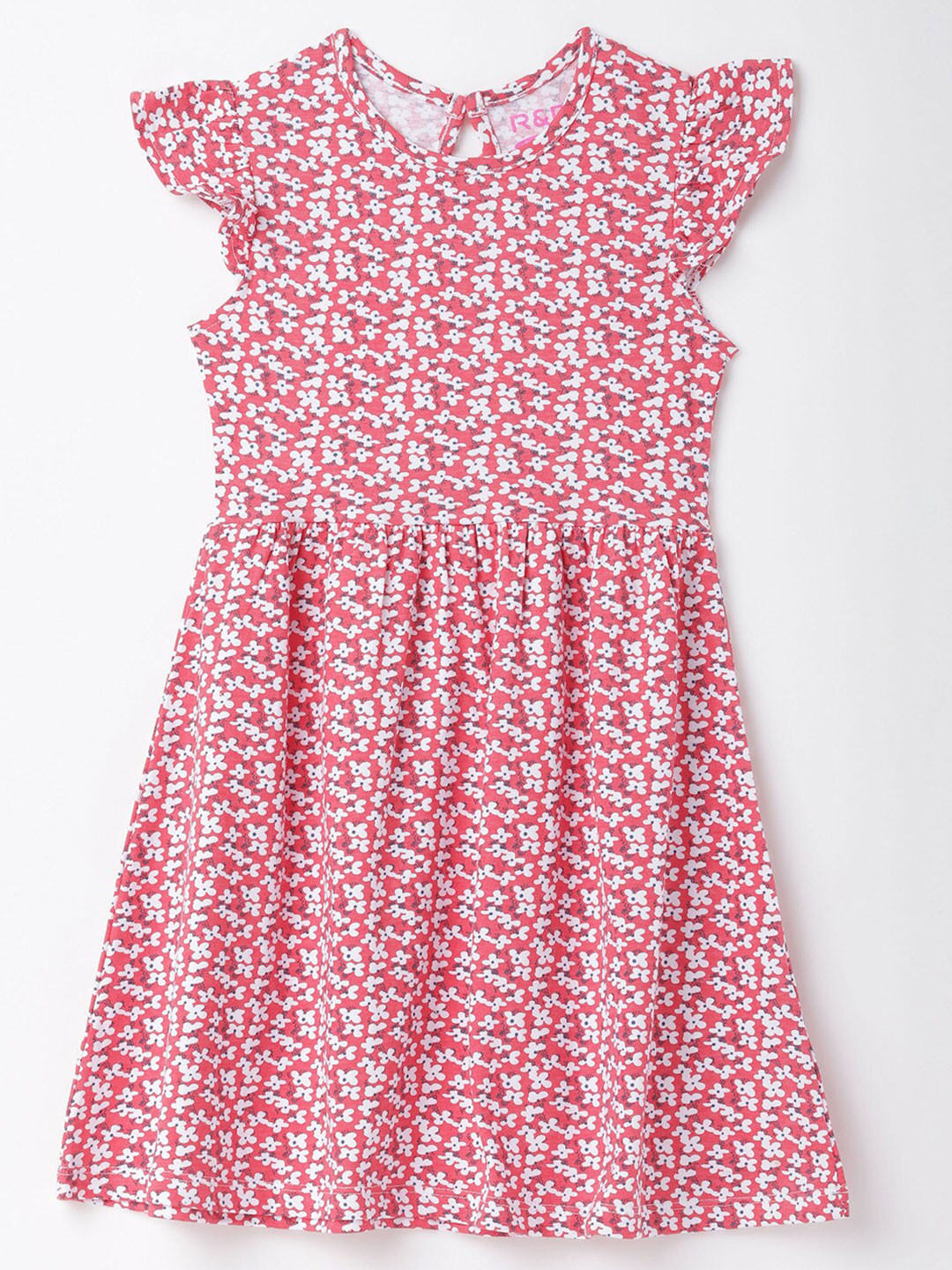 

R&B Red & White Floral Dress