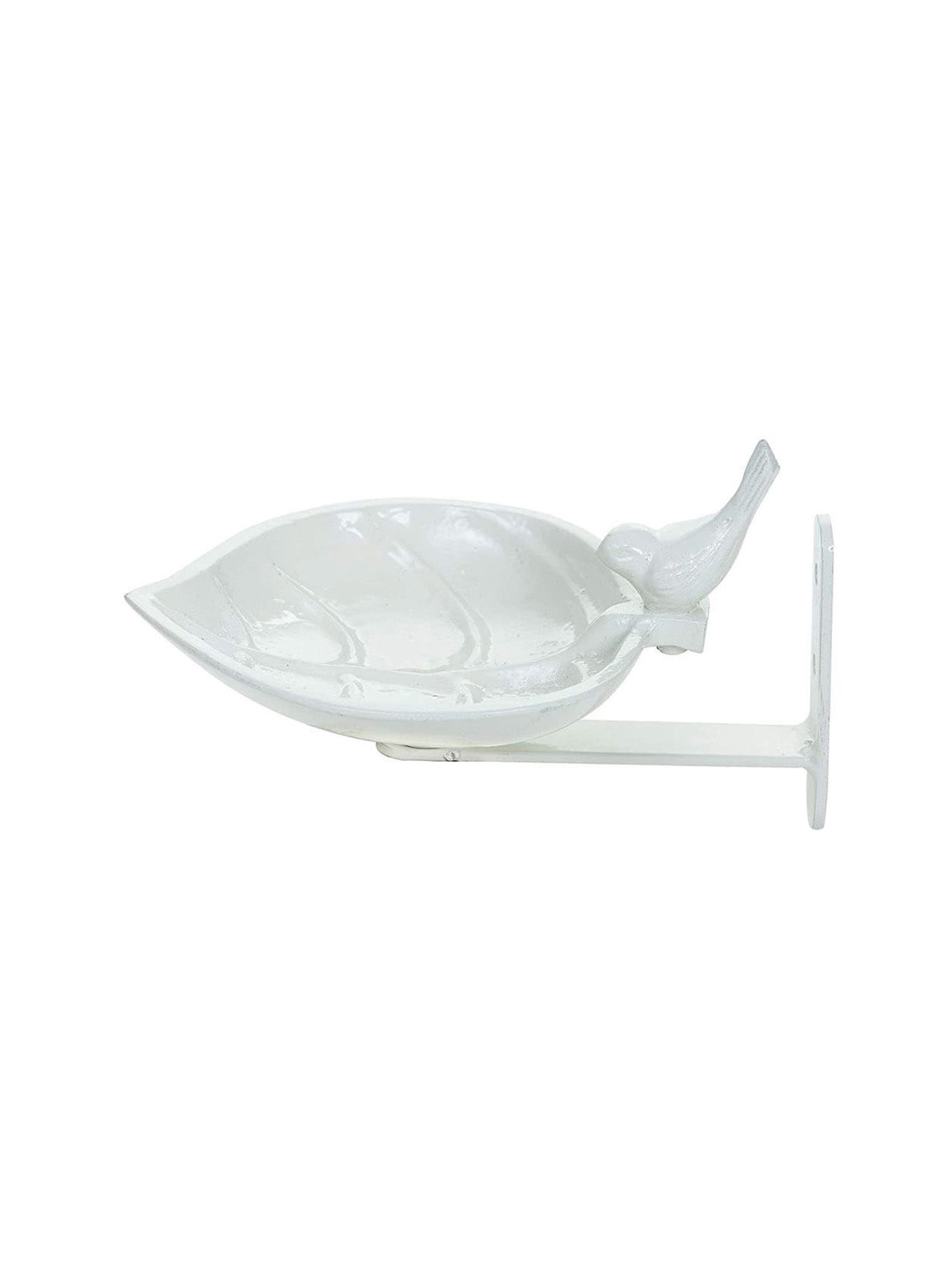 

Sharpex Set of 2 White Steel Plant Hanger Bird Feeder