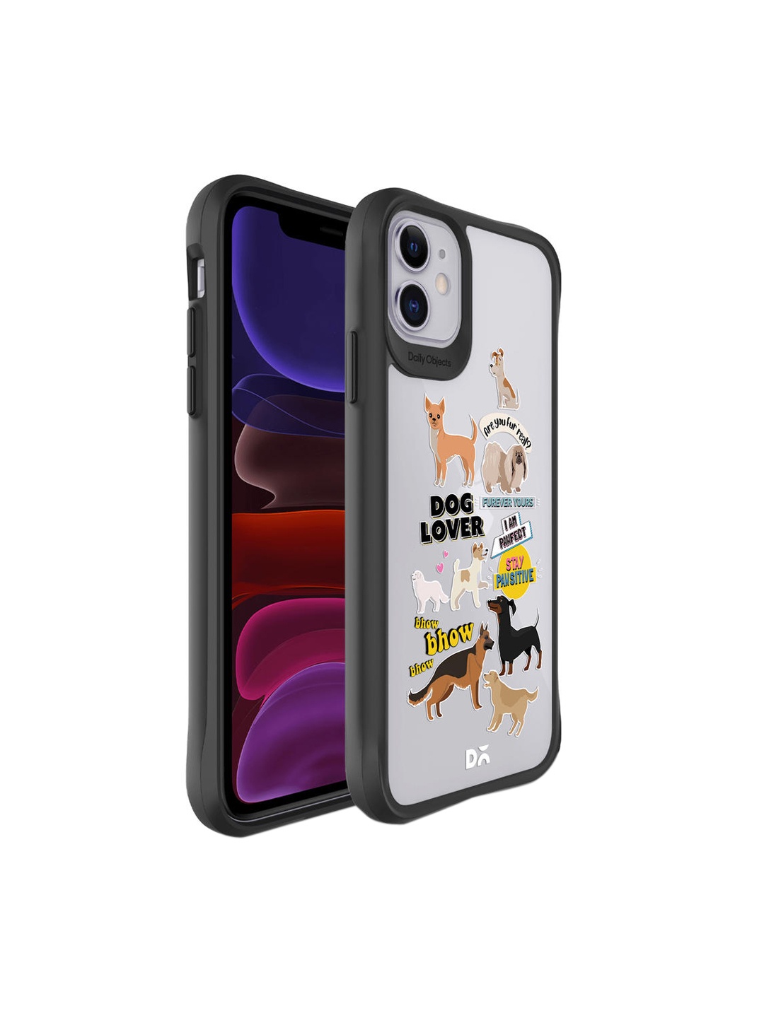 

DailyObjects Grey Printed Fur Babies iPhone 11 Phone Case