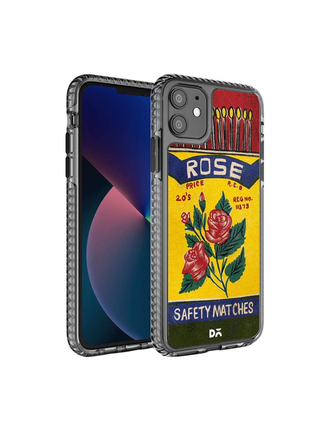 

DailyObjects Multi-Coloured Printed Rose Matchbox iPhone 11 Phone Case