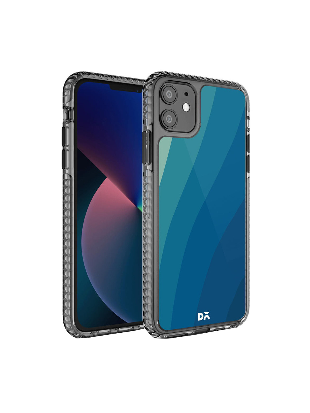 

DailyObjects Black & Blue Sea Waves Stride iPhone 11 Back Case