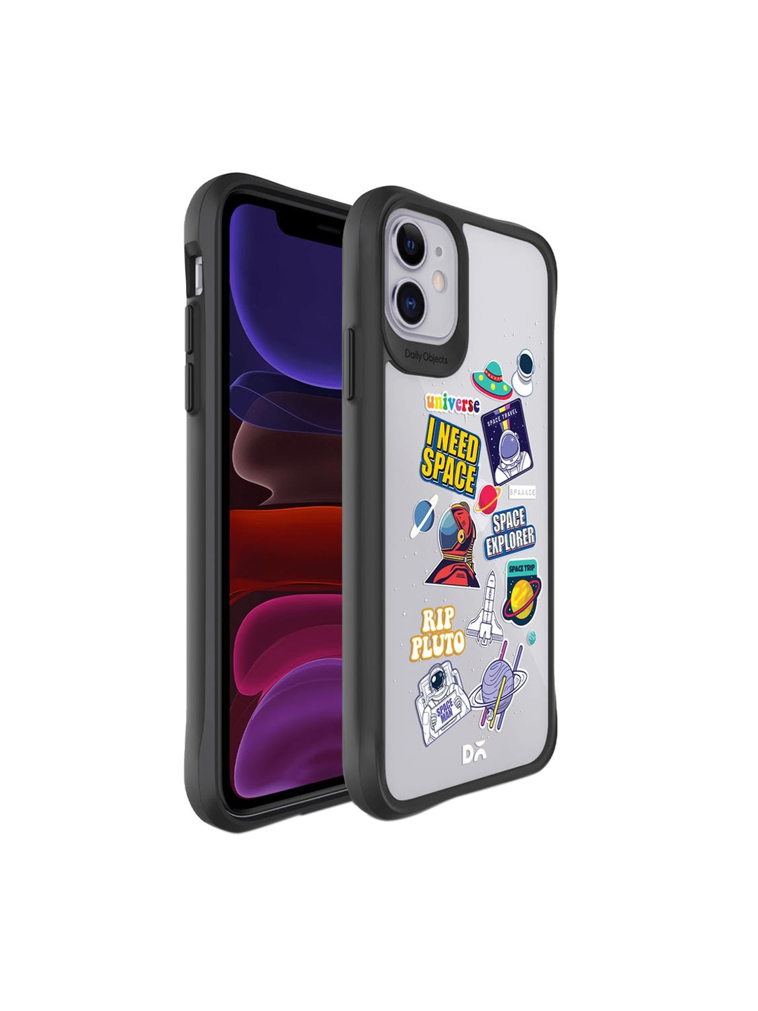

DailyObjects Black Space Cadet Printed IPhone 11 Back Case
