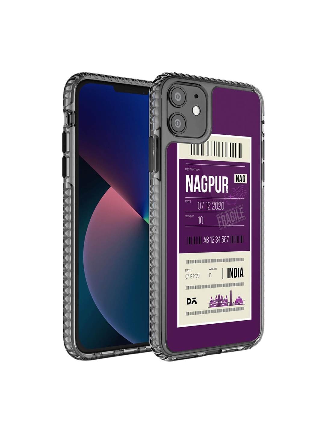 

DailyObjects Adults Purple & White Printed Nagpur City iPhone 11 Phone Case