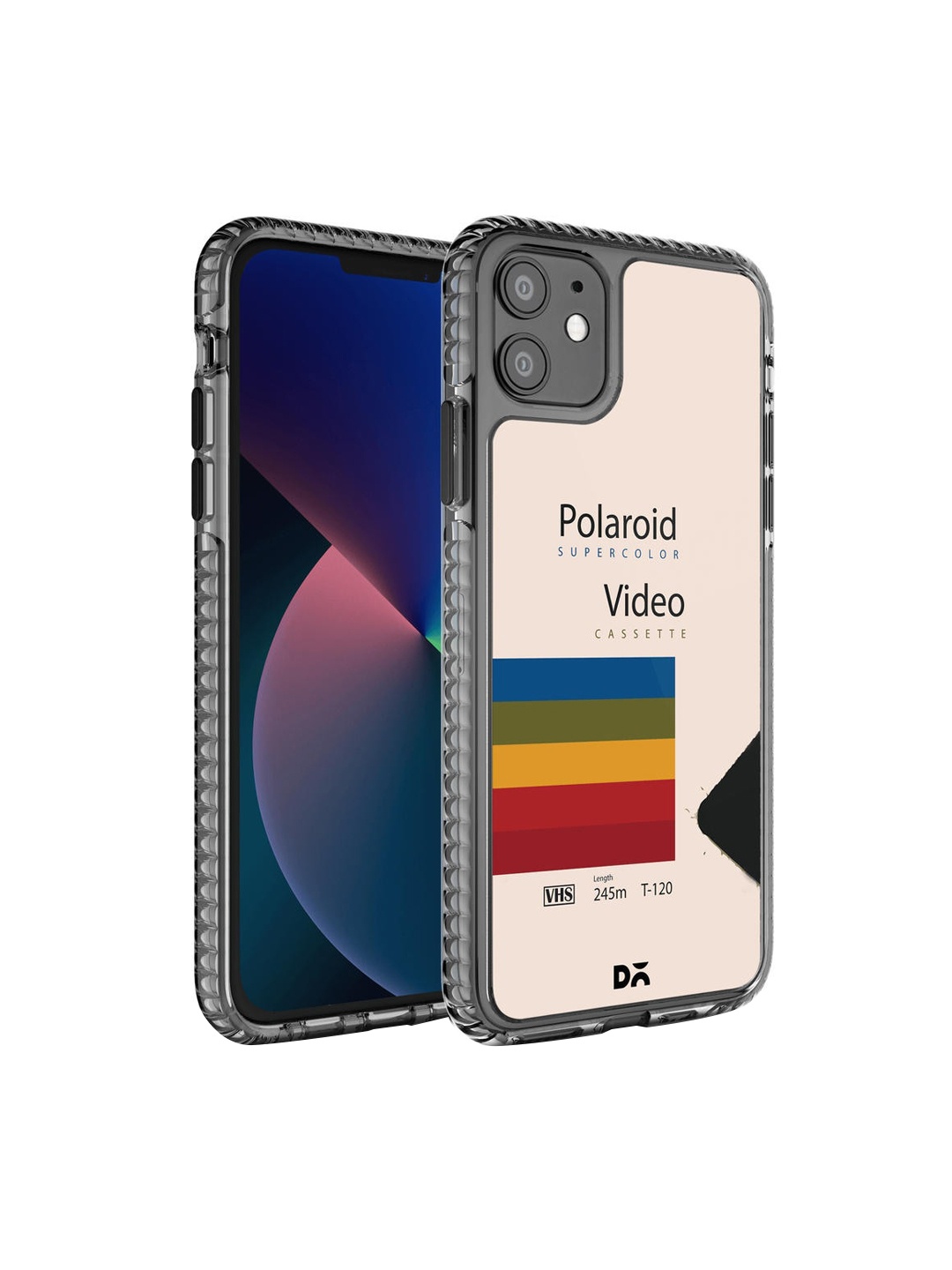 

DailyObjects Multi-Coloured Printed Polaroid VHS iPhone 11 Phone Case