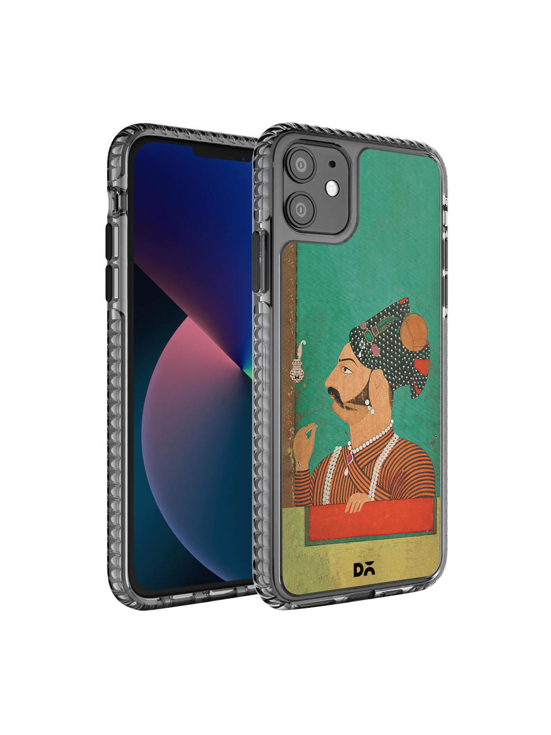 

DailyObjects Green & Brown Rajput Facial Hair Printed iPhone 11 Phone Case
