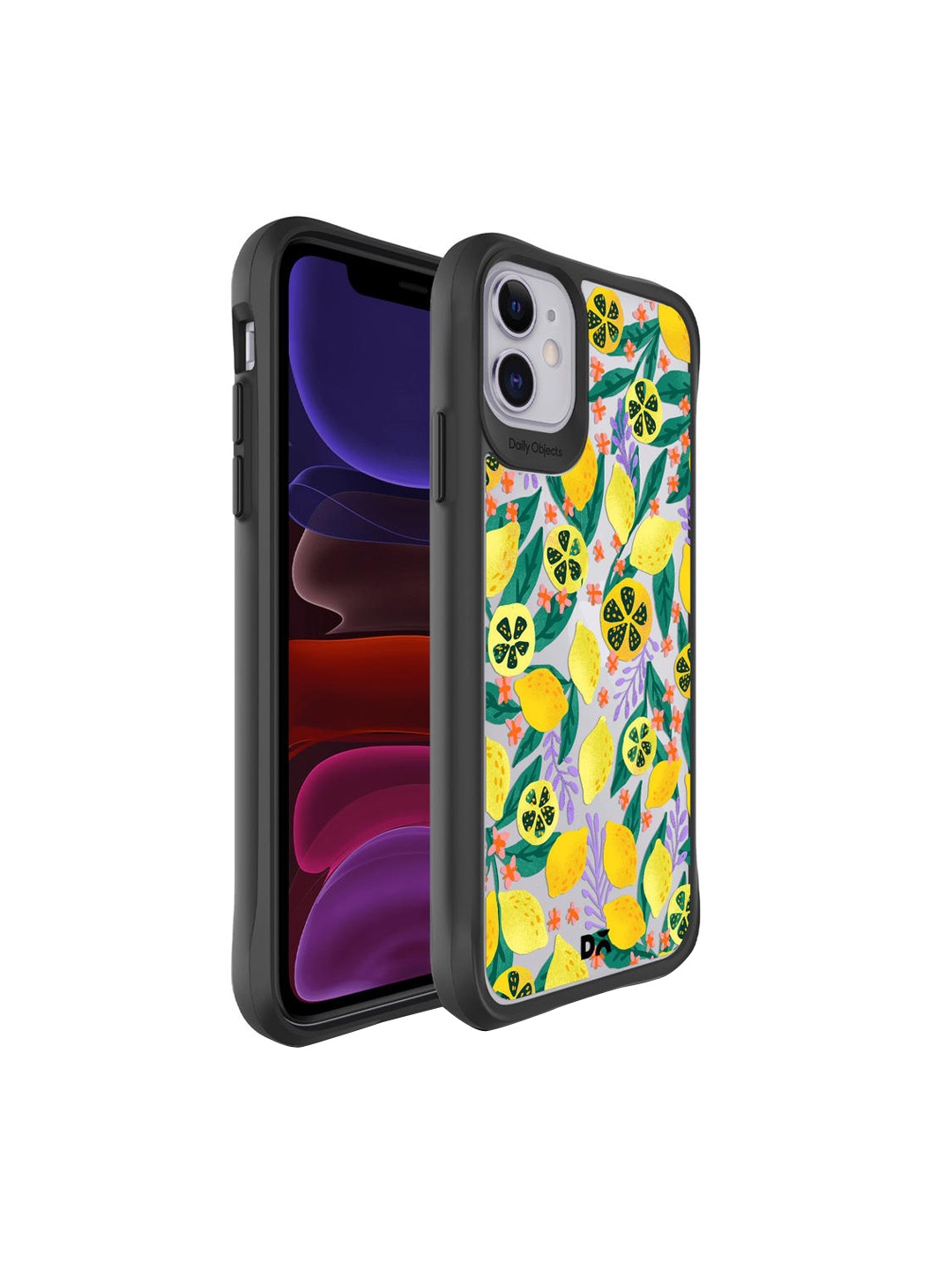 

DailyObjects Multi-Coloured Printed Lemony Leafy iPhone 11 Phone Case