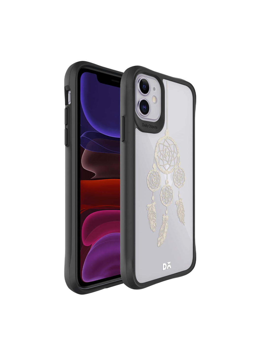 

DailyObjects Black & White Printed Dreams Catcher Hybrid Clear iPhone 11 Phone Case