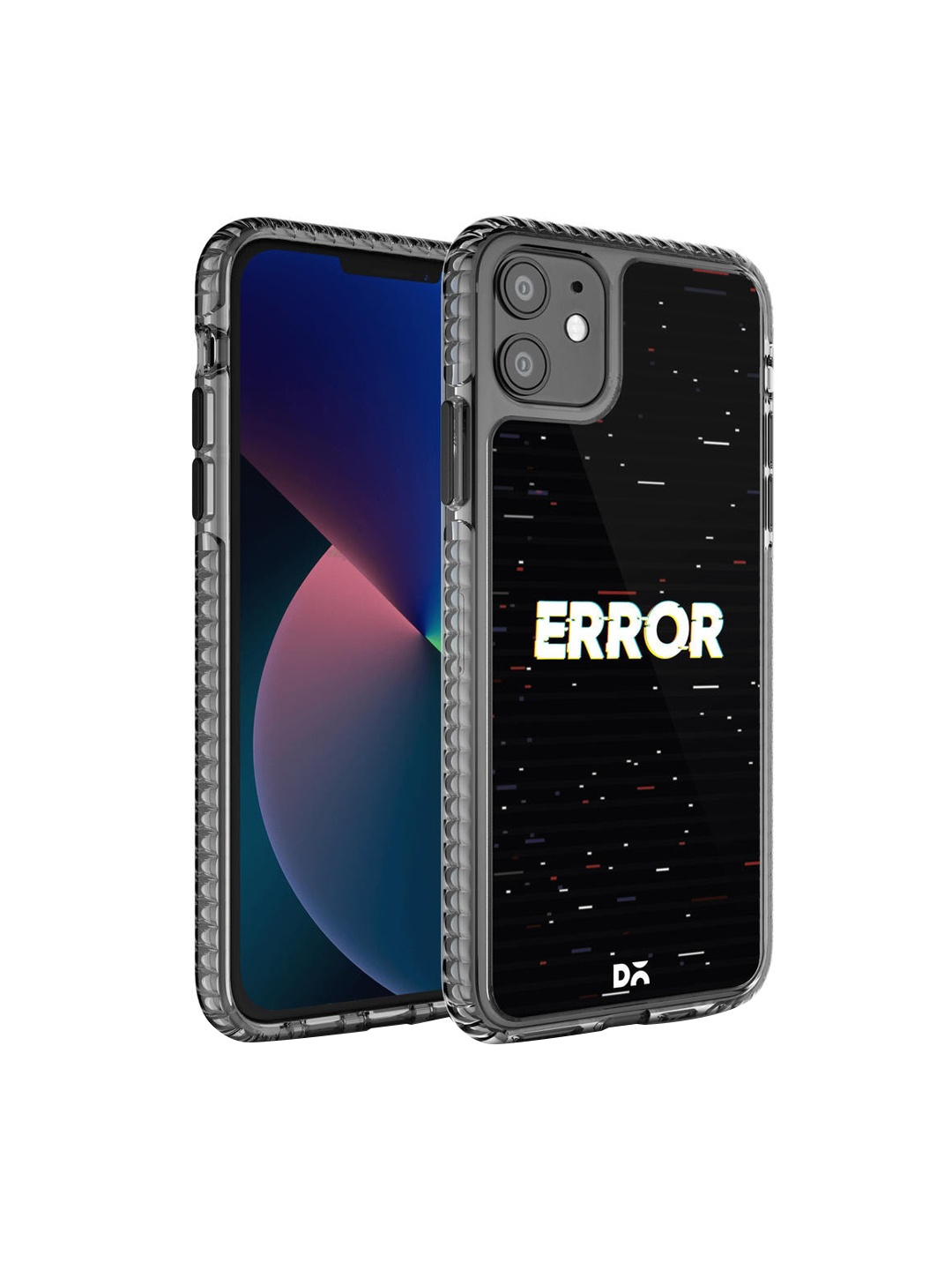 

DailyObjects Black & White Printed System Error Waves iPhone 11 Phone Case