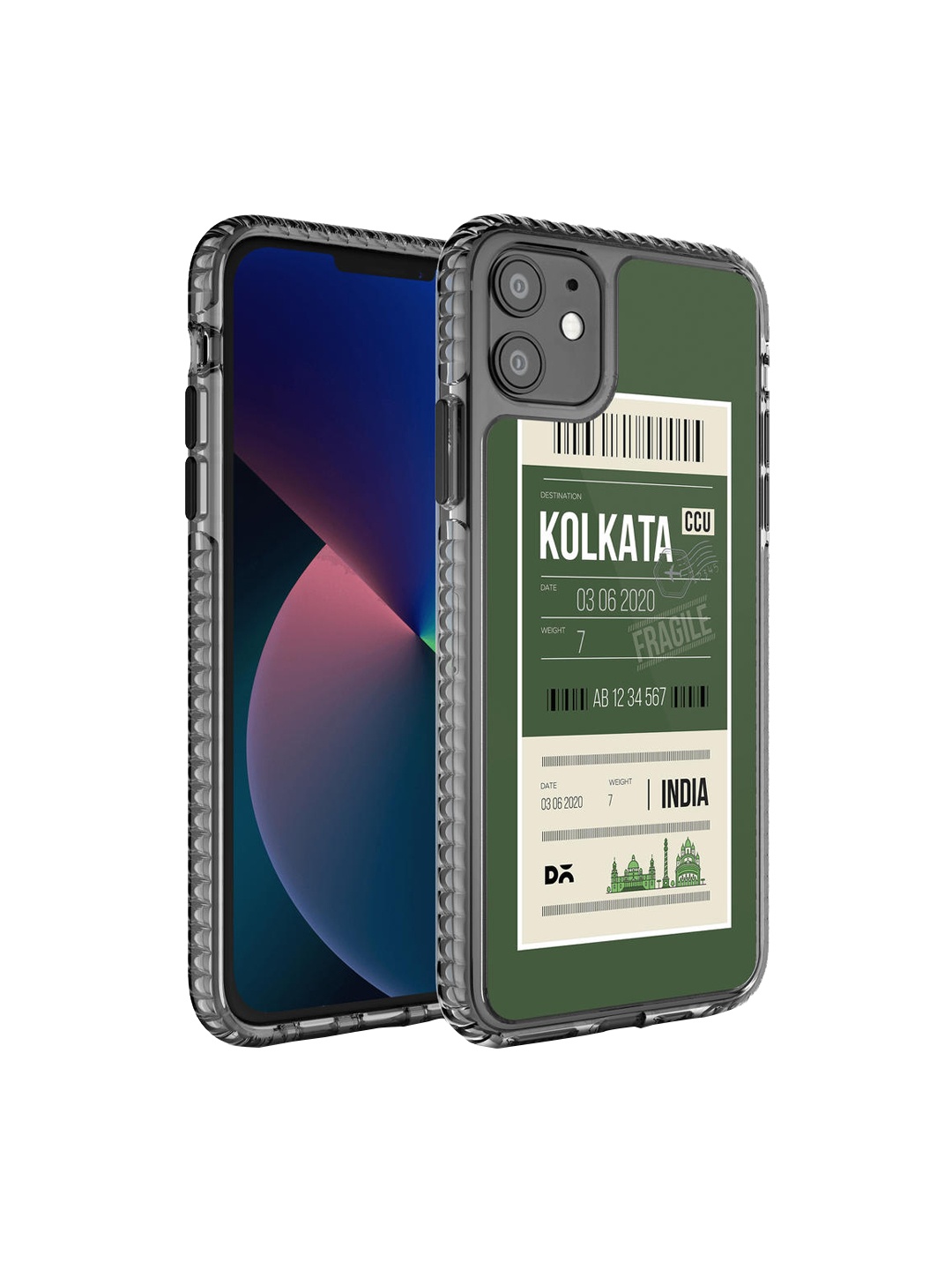 

DailyObjects Olive-Green Printed iPhone 11 Phone Case