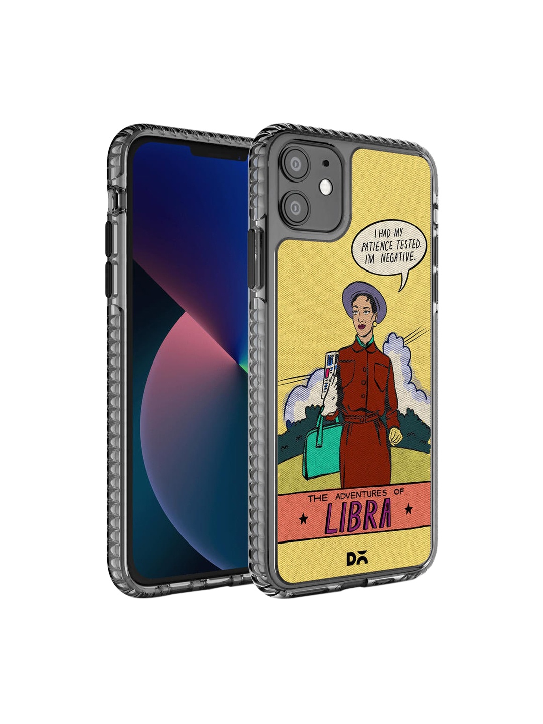 

DailyObjects Yellow & Red Printed Libra iPhone 11 Phone Case