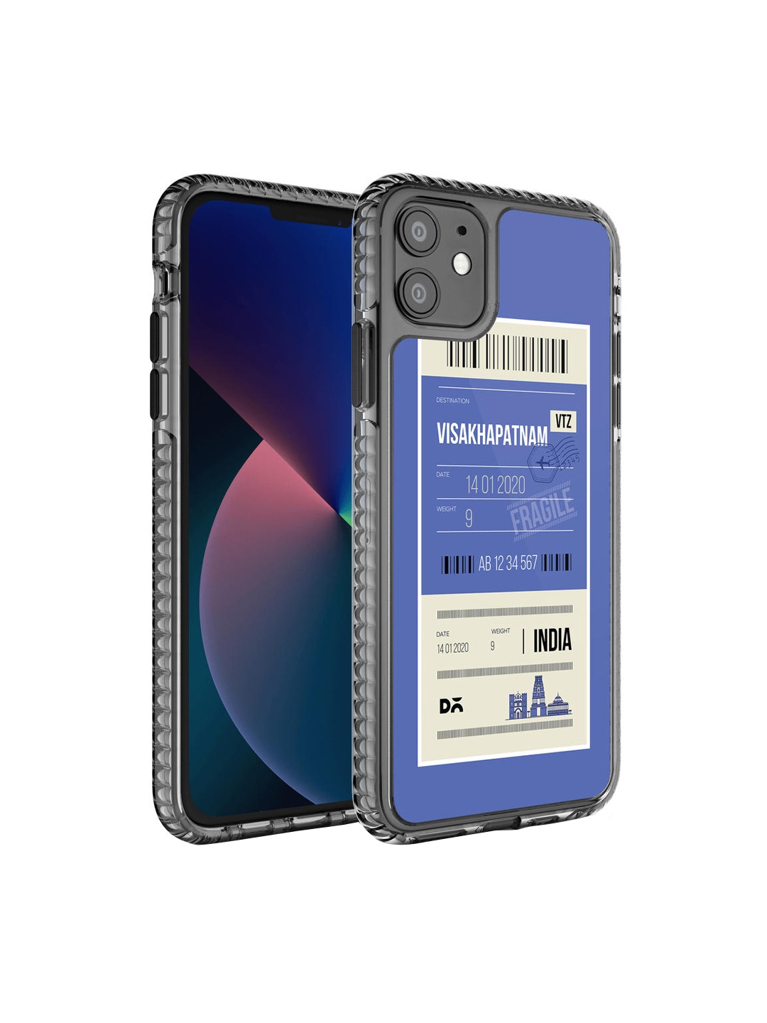 

DailyObjects Blue & White Printed Visakhapatnam City Tag iPhone 11 Phone Case