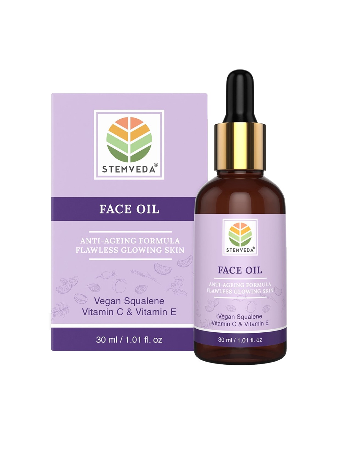 

STEMVEDA Face Oil With Anti-Ageing Formula, Purple