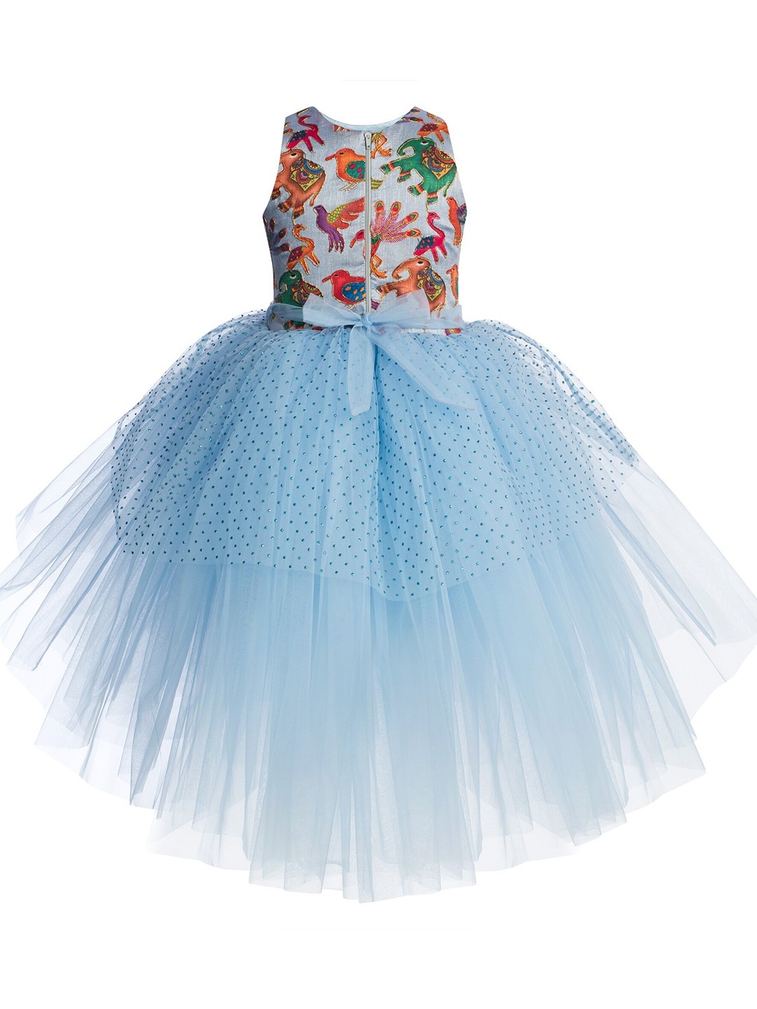 

Toy Balloon kids Blue Net Maxi Dress