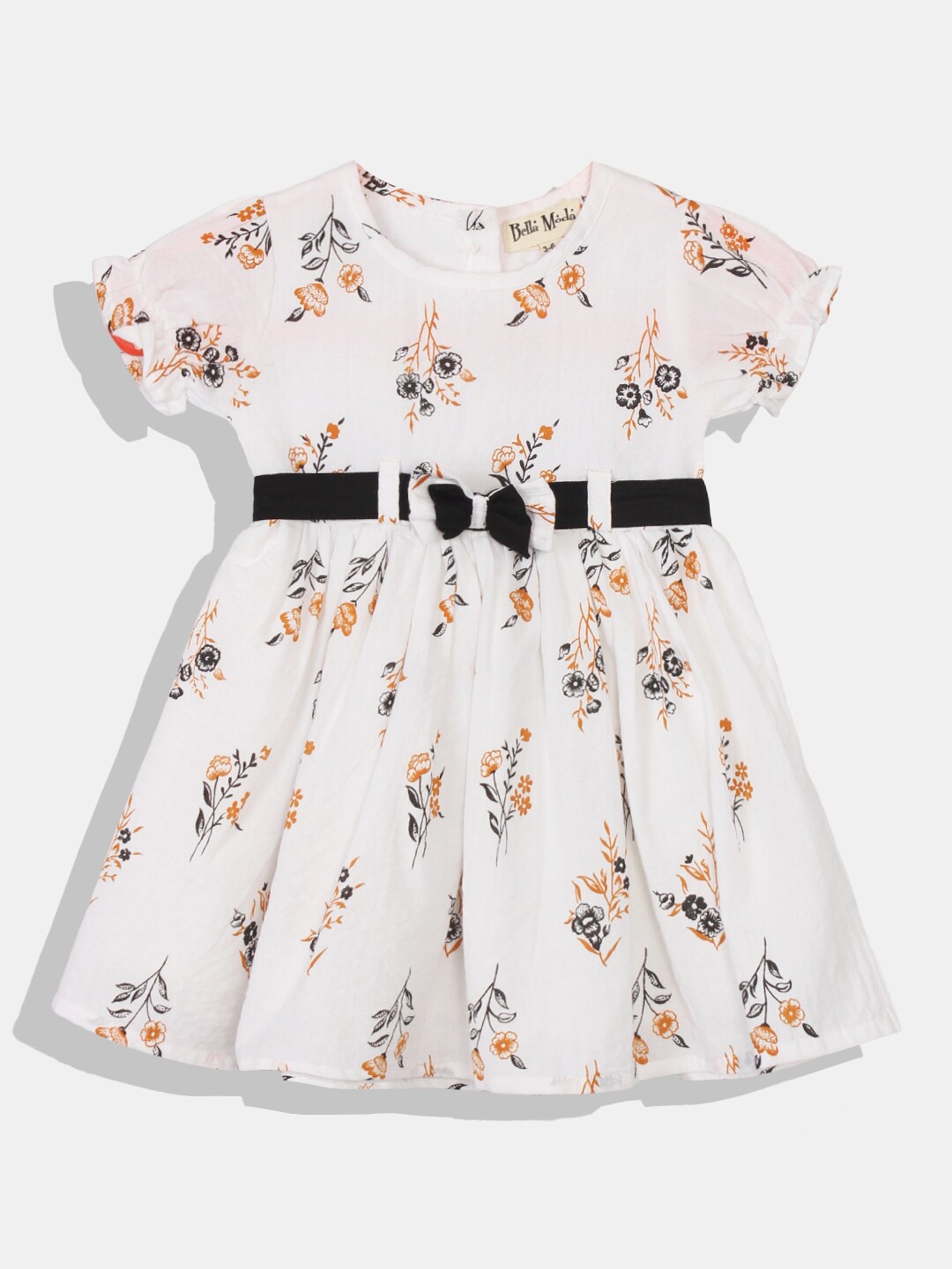 

Bella Moda White Floral Dress