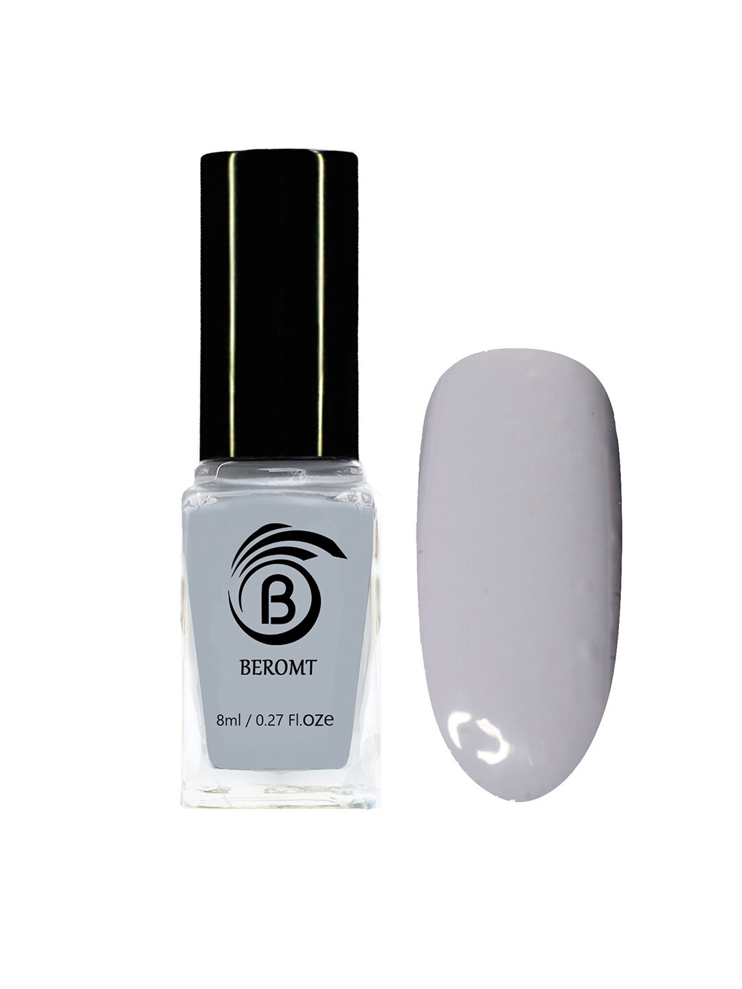 

BEROMT Solid Twist Gel Finish High Gloss Fast Dry Nail Polish 8 ml - Grey Herbs 7006