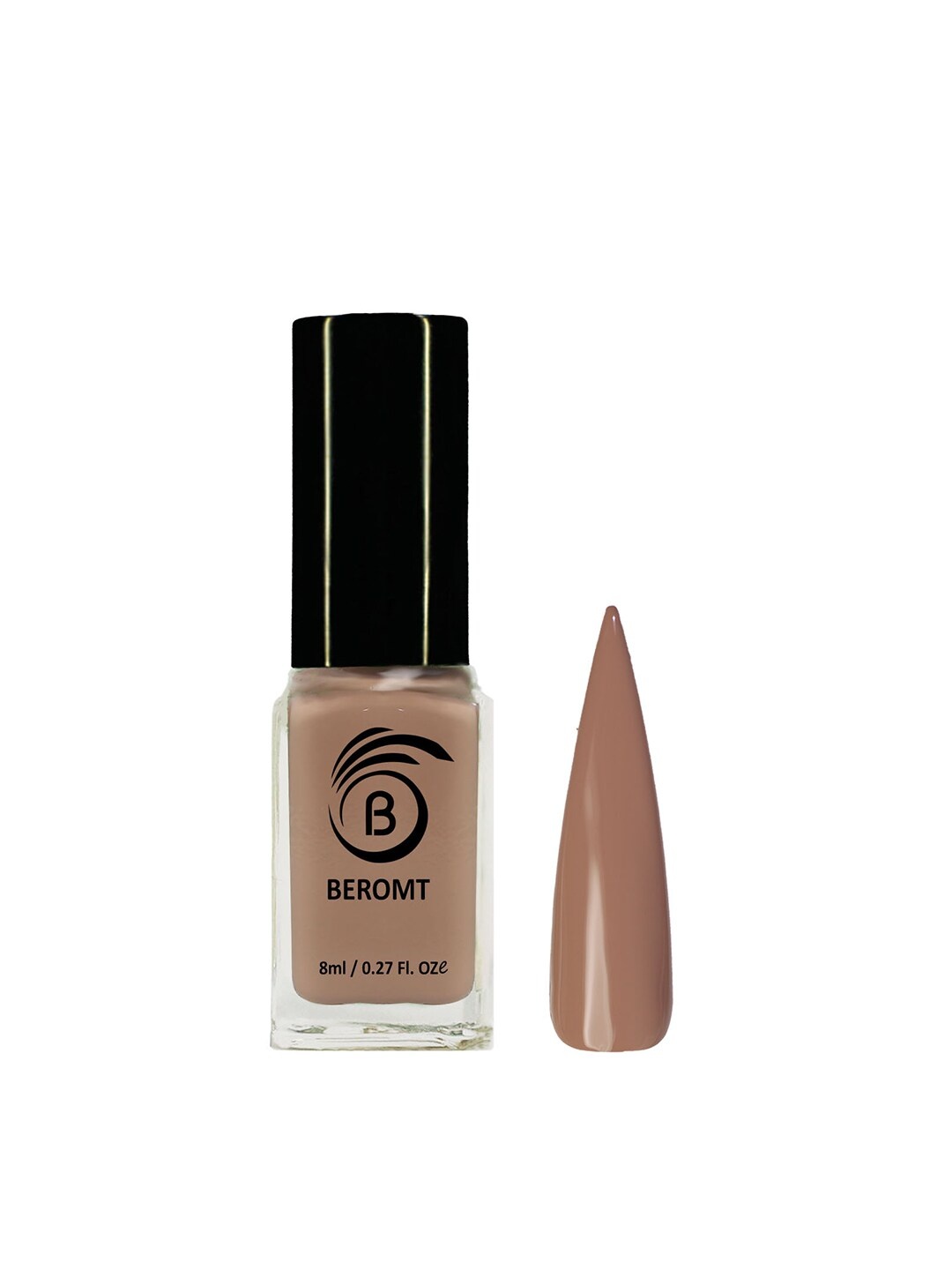 

BEROMT Solid Twist Vegan Fast-Dry High Gloss Gel Nail Polish - Shade 7029, Brown
