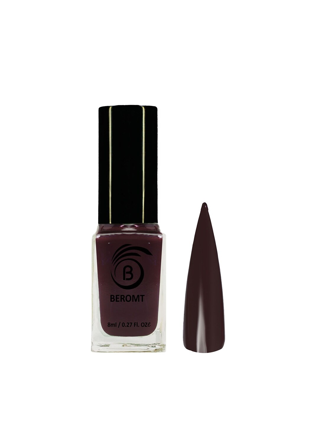 

BEROMT Solid Twist Vegan Fast-Dry High Gloss Gel Nail Polish - Shade 7024, Brown
