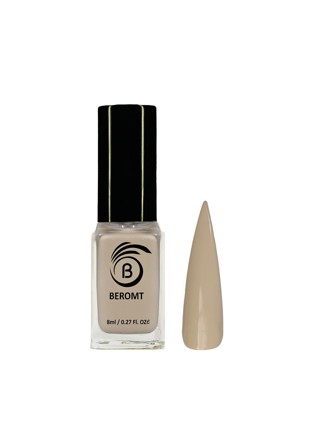 

BEROMT Solid Twist Gel Finish Vegan Nail Polish 8 ml - 7037, Beige