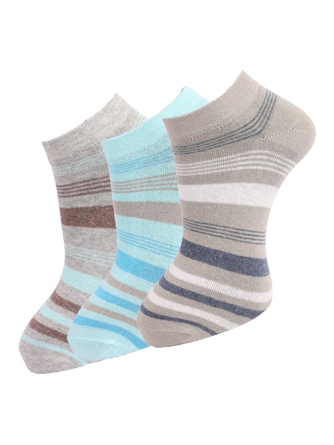 

Dollar Socks Men Pack Of 3 Assorted Cotton Ankle-Length Socks