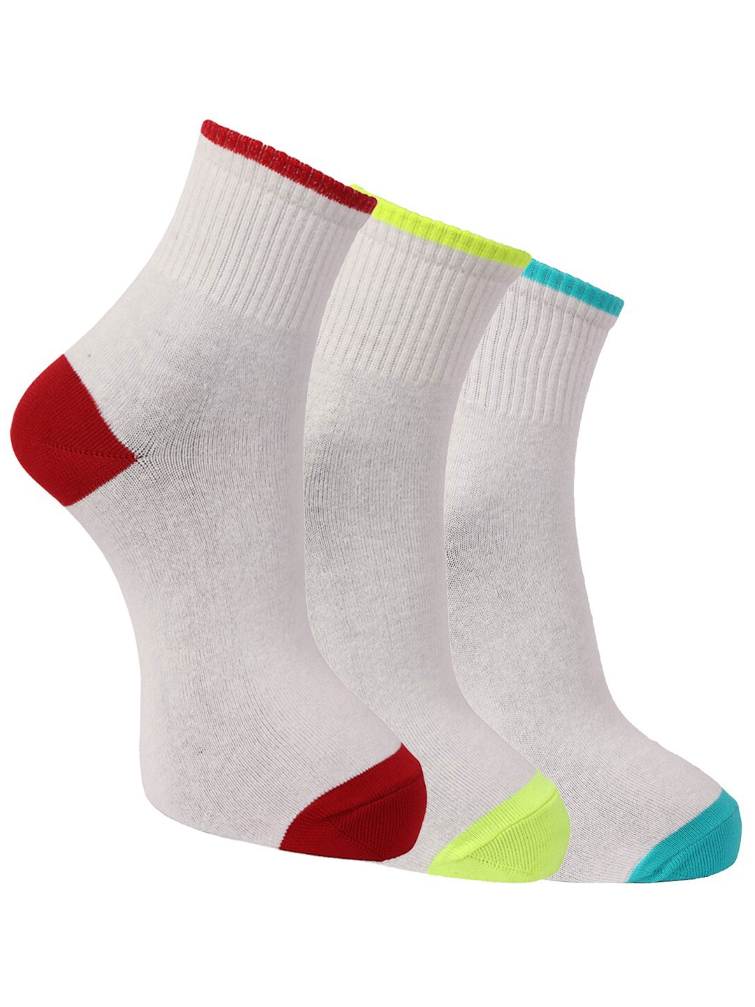 

Dollar Socks Men Pack Of 3 Assorted Cotton Ankle-Length Socks