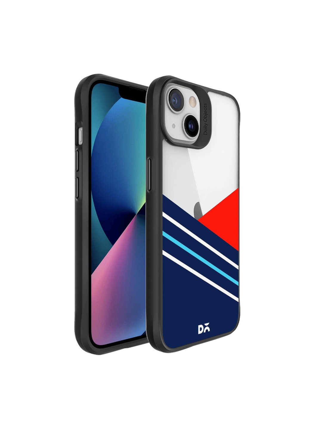 

DailyObjects Blue & White Stripe Slide iPhone 13 Back Case