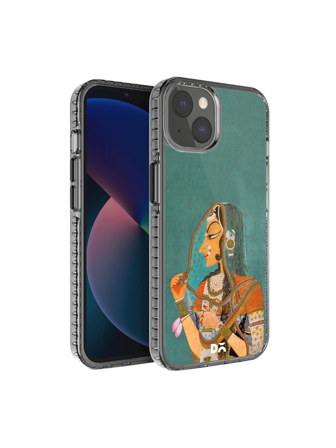 

DailyObjects Green & Brown Vieled Woman iPhone 13 Back Case