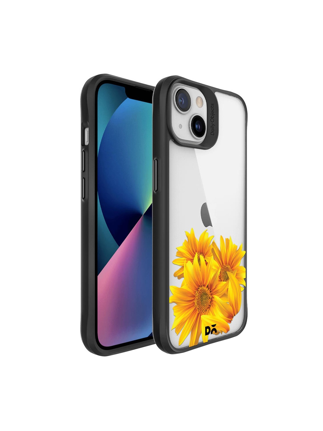 

DailyObjects White & Yellow Clear Bright Sunflowers iPhone 13 Back Case