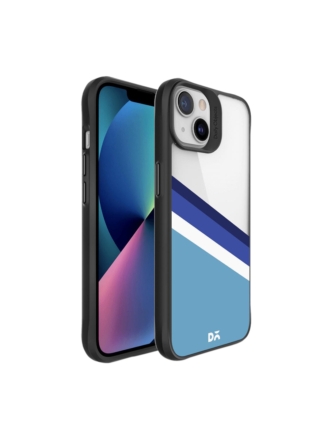 

DailyObjects White & Blue Aqua Angles iPhone 13 Back Case