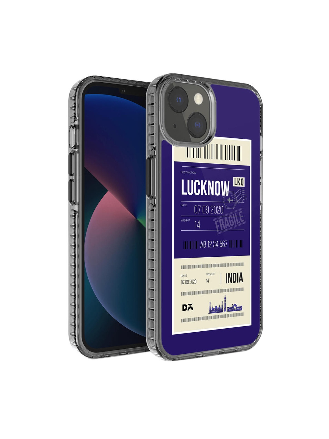 

DailyObjects Purple & Beige Lucknow City Printed iPhone 13 Phone Case