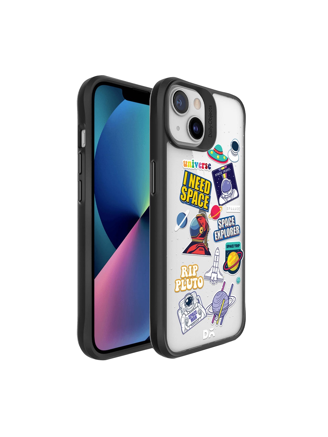

DailyObjects White & Blue Printed Space Cadet iPhone 13 Phone Case