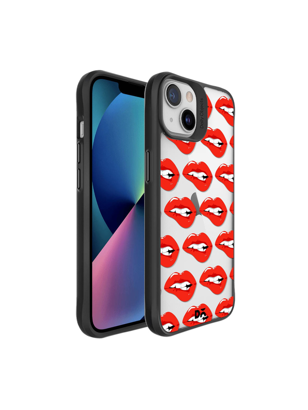 

DailyObjects Black & White Come Hither Black Hybrid iPhone 13 Back Case