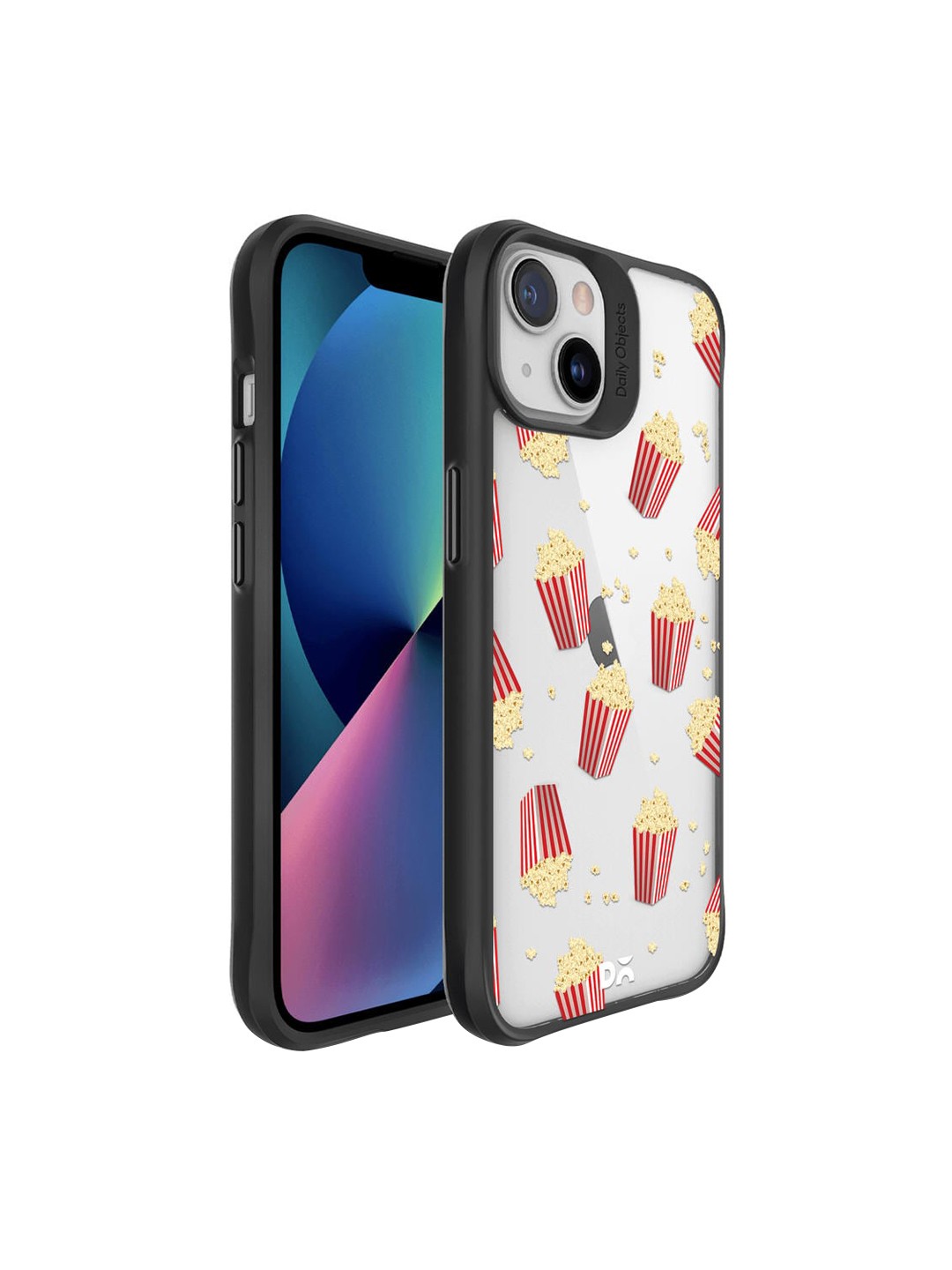 

DailyObjects White & Red Printed iPhone 13 Back Case