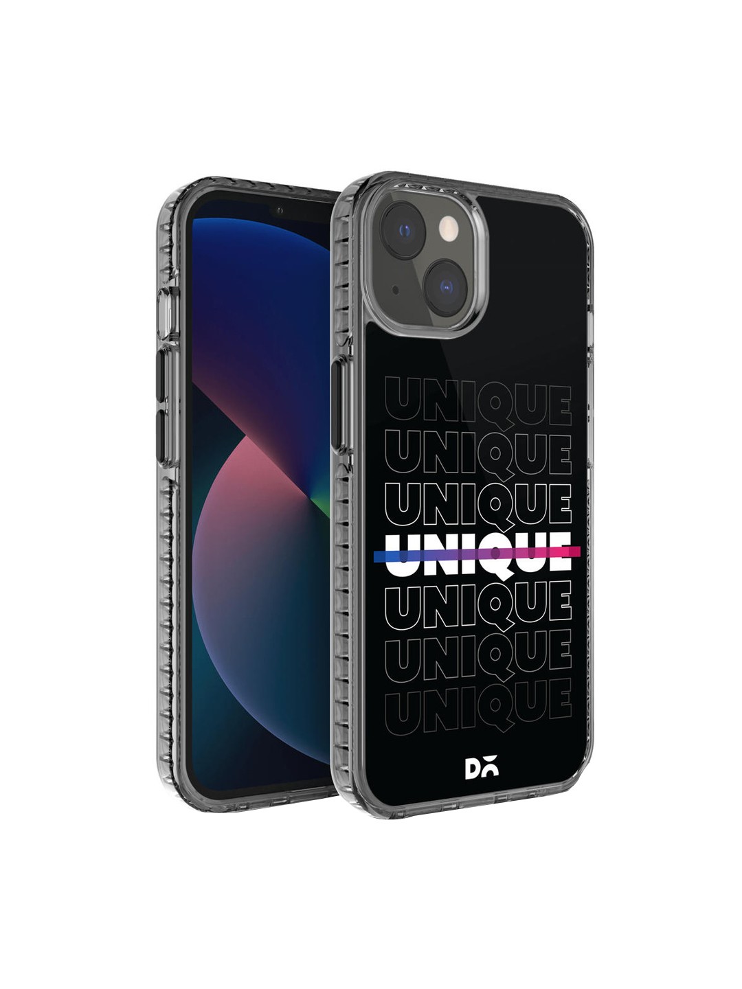 

DailyObjects Black & White Unique Printed Stride iPhone 13 Back Case