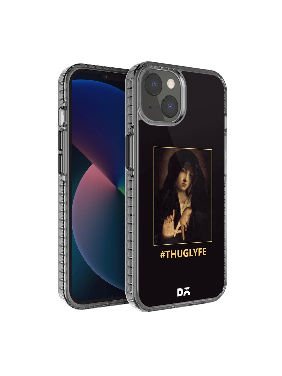 

DailyObjects Black & Yellow Thug Lyfe Printed iPhone 13 Phone Case