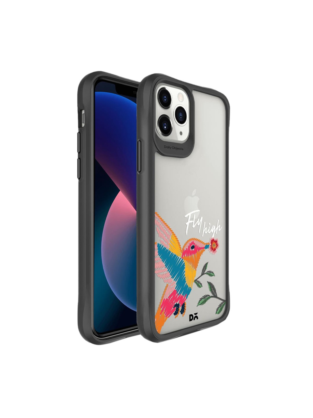 

DailyObjects Blue & Yellow Printed iPhone 11 Pro Back Case